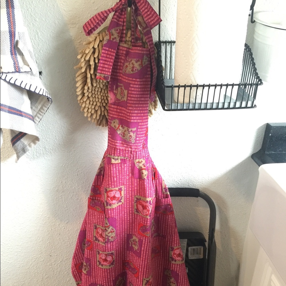 Vintage French Bulldog / Boston Terrier Apron